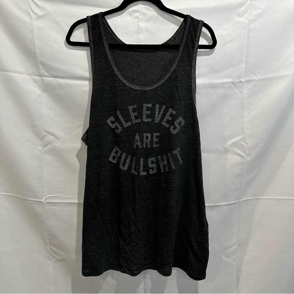 Bold Graphic Black Tank Top